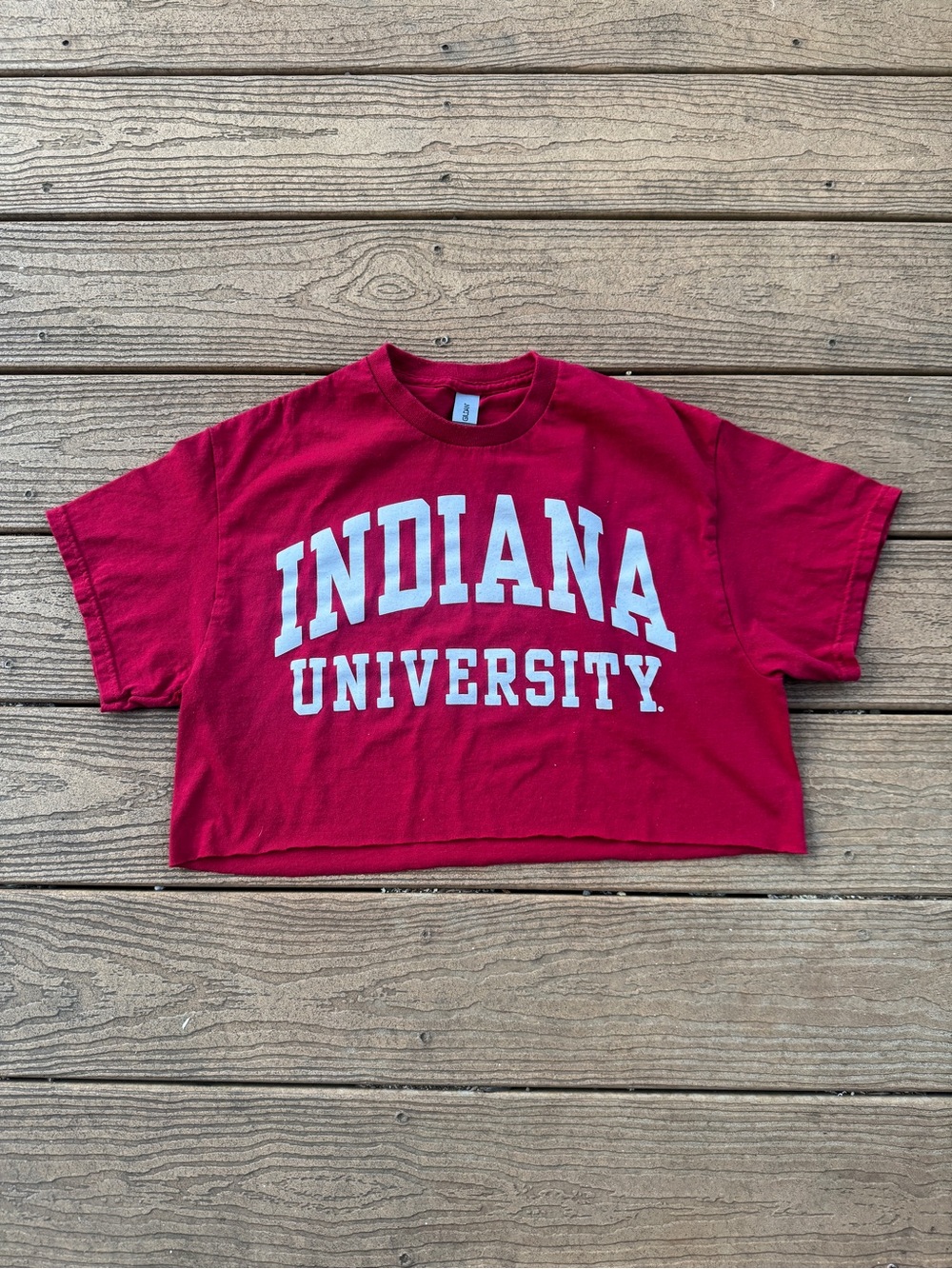 Red Indiana University Short Sleeve Tee